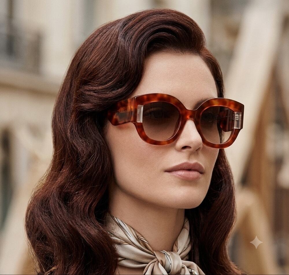 New Face A face Kakemo 2 0530 tortoise Demi blonde sunglasses hand made Italy